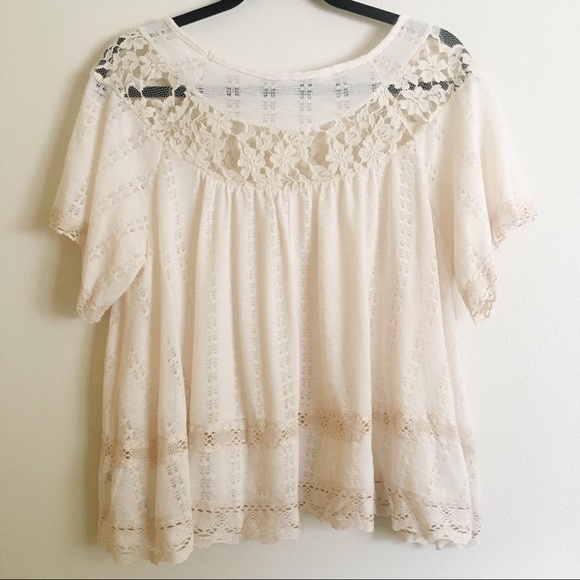 Free people papyrus dandelion babydoll swing top - Picture 4 of 7
